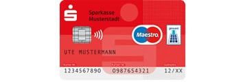 Bild SparkassenCard mit Kontaktlos-Funktion